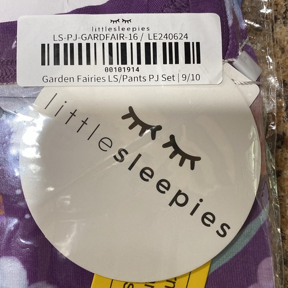 Little Sleepies Garden Fairies 🧚‍♂️ NIB Size 9/10 pjs 🚨 sold out - Picture 2 of 3